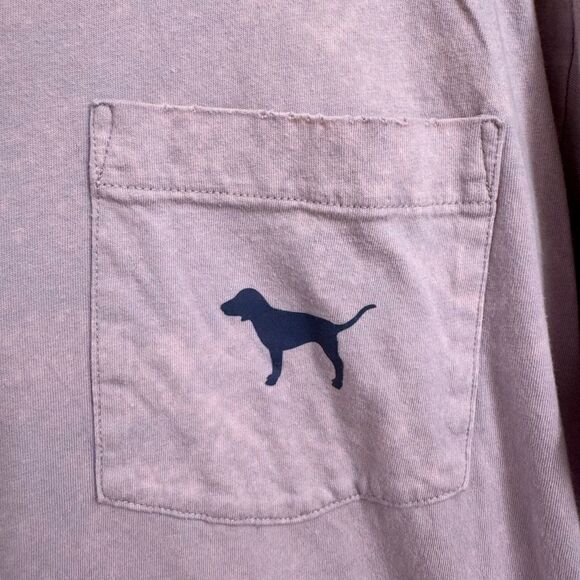 PINK Victorias Secret Lavender Campus Long Sleeve T Shirt Medium - Picture 4 of 6